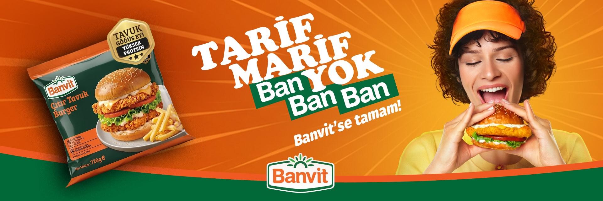 Banvit Crispy Chicken Burger