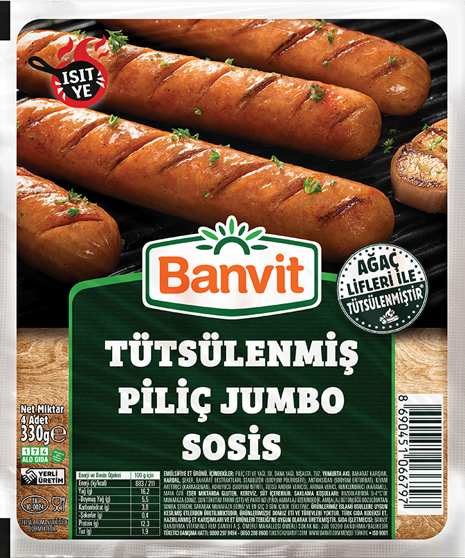 Banvit Piliç Jumbo Sosis 330 g