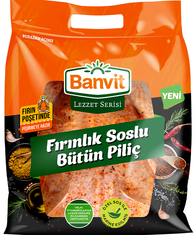 Banvit Fırınlık Soslu Bütün Piliç