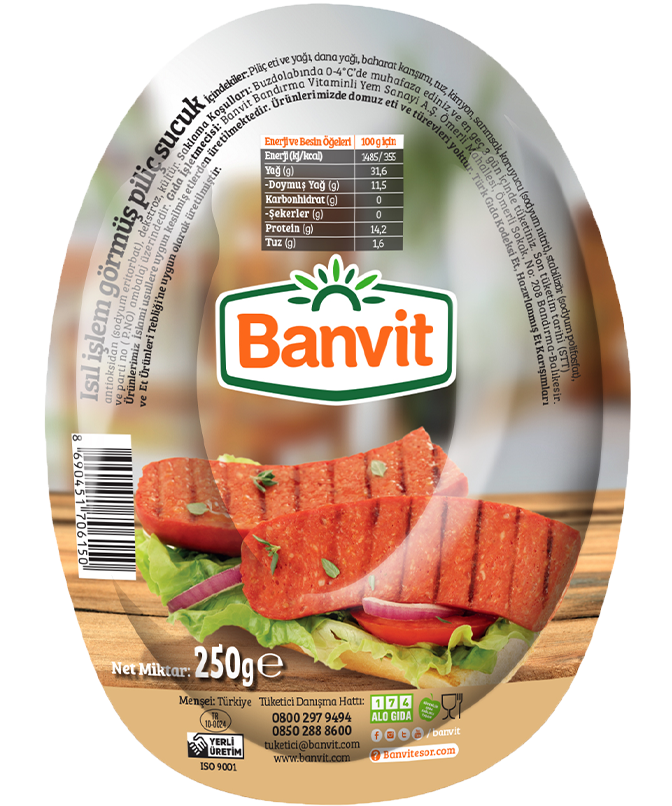 Banvit Piliç Sucuk 250 g