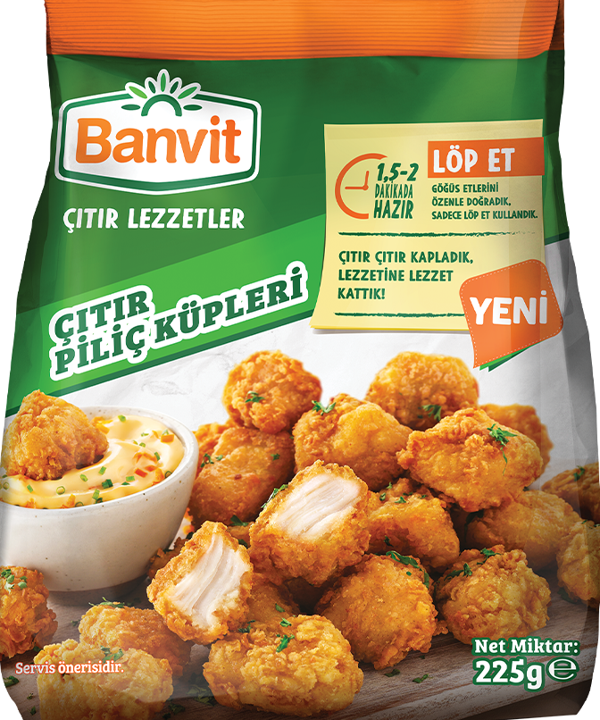 Banvit Çıtır Piliç Küpleri 225 g