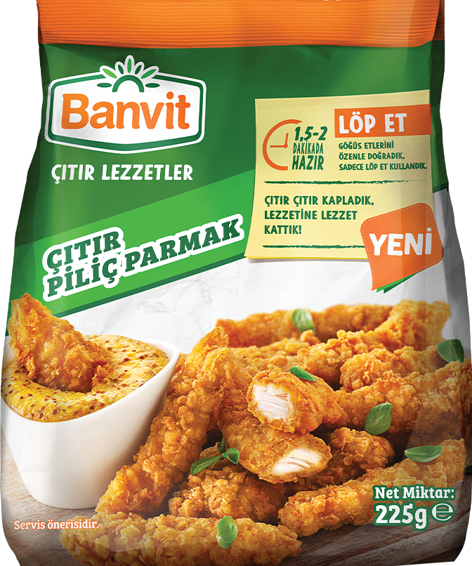 Banvit Çıtır Piliç Parmak 225 g