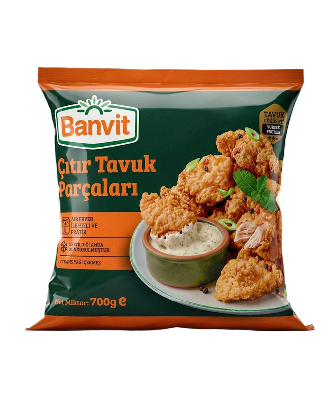 Banvit Çıtır Tavuk Parçaları 700 Gram